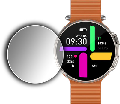 ejzatex Screen Guard for FIRE BOLTT ASTEROID SMARTWATCH, SCREEN GUARD(Pack of 1)