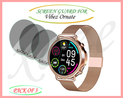 XAZE Screen Guard for Vibez Ornate Smartwatch(Pack of 3)