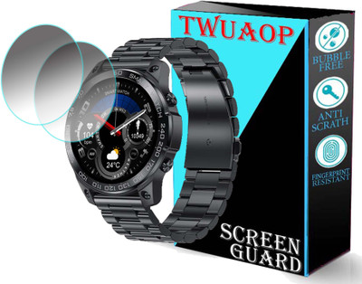 TWUAOP Screen Guard for FIRE BOLTT DAGGER LUXE SMARTWATCH(Pack of 2)