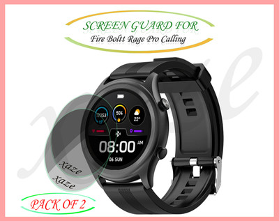 XAZE Screen Guard for Fire Boltt Rage Pro Calling Smartwatch(Pack of 2)