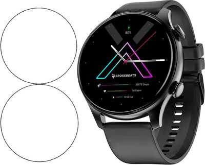 CUBES Screen Guard for Crossbeats Orbit Apex | 1.4 Inch | Soft and Flexible | Touch Sensitive | Unbreakable | Ultra Thin military grade TPU Film (Not a glass tempered)(Pack of 2)