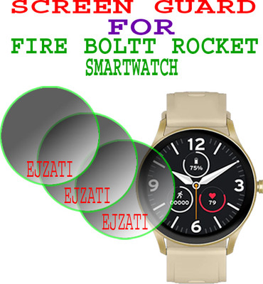 EJZATI Screen Guard for FIRE BOLTT ROCKET SMARTWATCH(Pack of 3)