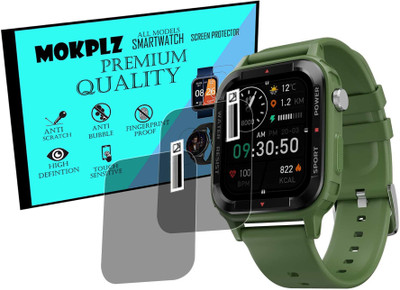 MOKPLZ Screen Guard for FIRE BOLTT TANK SMARTWATCH(Pack of 2)