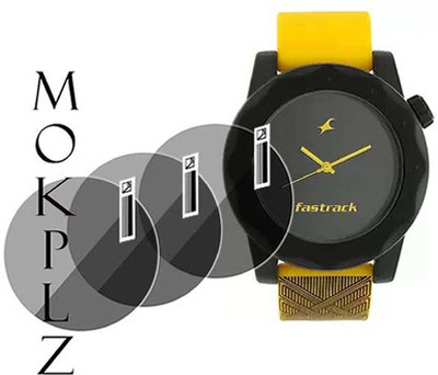 MOKPLZ Screen Guard for ANALOG NG38022PP06W BLACK DIAL(Pack of 3)