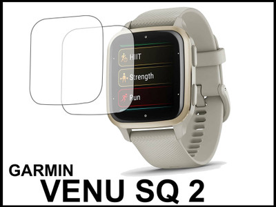 TWUAOP Screen Guard for GARMIN VENU SQ 2(Pack of 2)