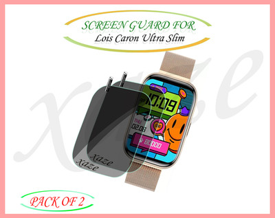 XAZE Screen Guard for Lois Caron Ultra Slim Smartwatch(Pack of 2)