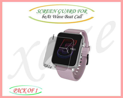 XAZE Screen Guard for boAt Wave Beat Call Smartwatch(Pack of 1)