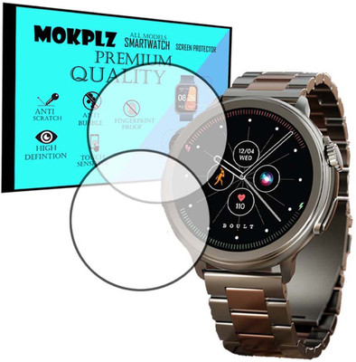 MOKPLZ Screen Guard for BOULT CROWN R SMARTWATCH(Pack of 2)