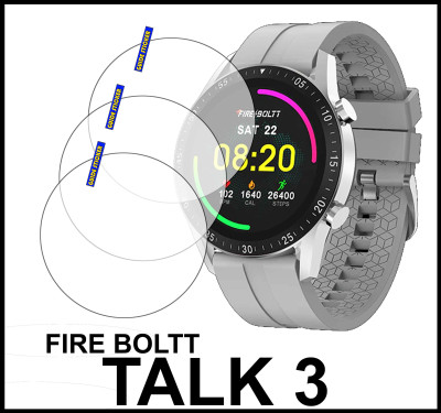 TWUAOP Screen Guard for FIRE BOLTT TALK 3(Pack of 3)