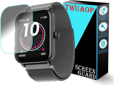 TWUAOP Screen Guard for BOAT WAVE FURY SMARTWATCH(Pack of 1)