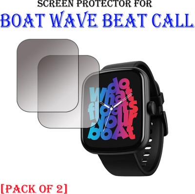 EJZATI Edge To Edge Screen Guard for BOAT WAVE BEAT CALL SMARTWATCH(Pack of 2)