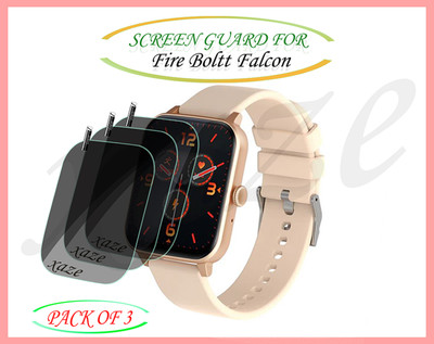 XAZE Screen Guard for Fire Boltt Falcon Smartwatch(Pack of 3)