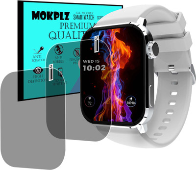 MOKPLZ Screen Guard for BEATXP UNBOUND PLUS SMARTWATCH(Pack of 2)