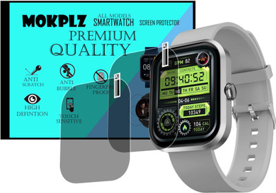 MOKPLZ Screen Guard for FIRE BOLTT PIONEER SMARTWATCH(Pack of 2)