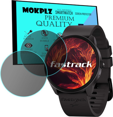 MOKPLZ Screen Guard for FASTRACK FR1 PRO SMARTWATCH(Pack of 2)