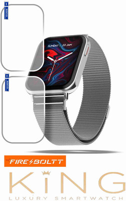 Dasiana Screen Guard for FIRE BOLTT KING SMARTWATCH(Pack of 2)