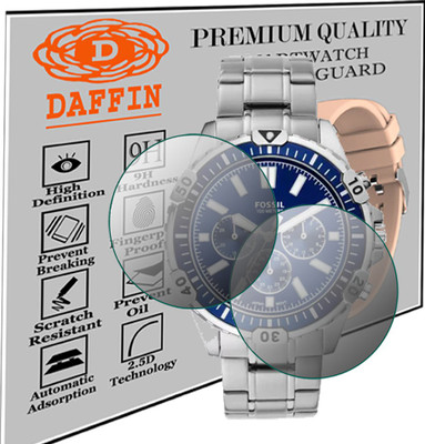 daffin Screen Guard for FOSSIL FS5623 GARRETT ANALOG WATCH FOR MEN(Pack of 2)