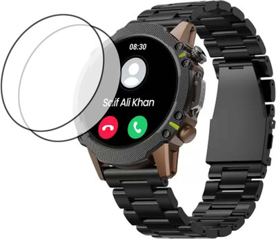 TWUAOP Screen Guard for BOULT STERLING PRO SMARTWATCH(Pack of 2)