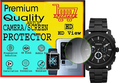 ejzatex Screen Guard for Fossil Men's FS4552 Machine Black Stainless Steel Chronograph Watch(Pack of 1)