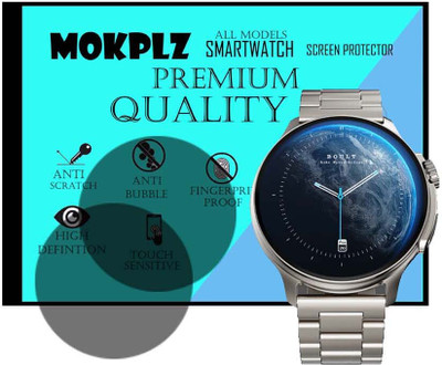 MOKPLZ Screen Guard for BOULT CROWN R PRO SMARTWATCH(Pack of 2)