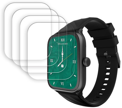 MUTAALI Tempered Glass Guard for CELLECOR M1 Stew 1.83 inch smart watch(Pack of 4)