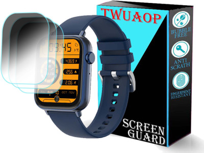 TWUAOP Screen Guard for FIRE BOLTT NINJA FIT PRO SMARTWATCH(Pack of 3)