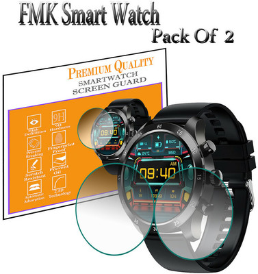 HIDEOUS Screen Guard for FMK Smart Watch(Pack of 2)