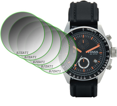 EJZATI Screen Guard for FOSSIL CH2647 DECKER ANALOG WATCH(Pack of 5)