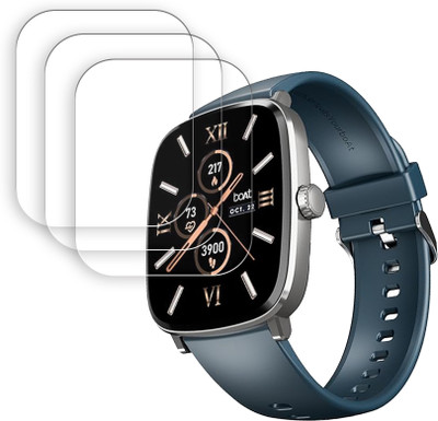 SOMTONE Screen Guard for boAt Ultima Regal 2.01 inch Smartwatch Screen Protector | Anti-Scratch | Edge to Edge Full Coverage | 9H Hardness | Screen Guard(Pack of 3)