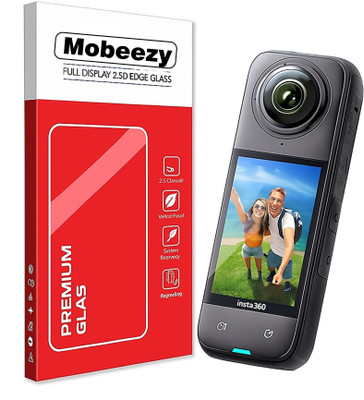 mobeezy Screen Guard for Action Pro Tempered Guard Compatible With Insta360 X4(Pack of 4)