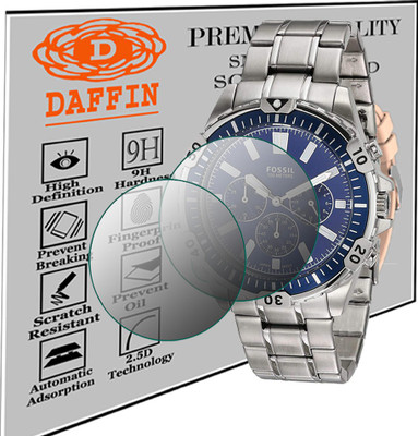 daffin Screen Guard for FOSSIL FS5623 GARRETT ANALOG WATCH FOR MEN(Pack of 2)