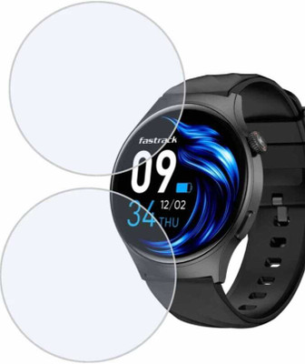 KHWABEEDA Screen Guard for FASTRACK OPTIMUS PRO (R)SMART WATCH SCREEN GUARD (P-2)(Pack of 2)