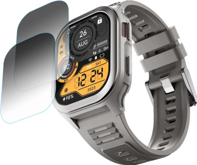 siglaciz Screen Guard for FIRE-BOLTT 4G PRO SMARTWATCH(Pack of 2)