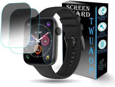 TWUAOP Screen Guard for PEBBLE BLAZE SMARTWATCH(Pack of 2)