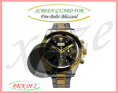 XAZE Screen Guard for Fire-Boltt Blizzard Smartwatch(Pack of 2)