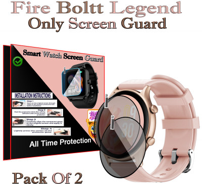 HIDEOUS Screen Guard for Fire Boltt Legend(Pack of 2)