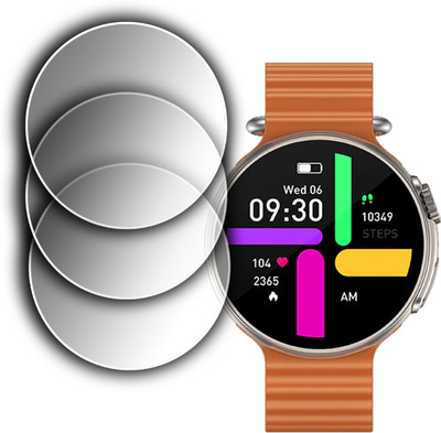 ejzatex Screen Guard for FIRE BOLTT ASTEROID SMARTWATCH, SCREEN GUARD(Pack of 2)