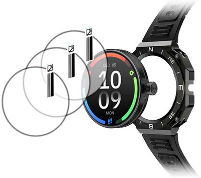 MOKPLZ Screen Guard for PEBBLE REVOLVE SMARTWATCH(Pack of 3)