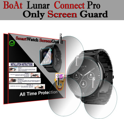 daffin Screen Guard for boAt Lunar Connect Pro(Pack of 4)