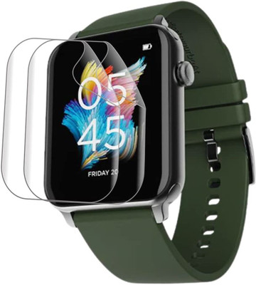 CUBES Screen Guard for Boat Xtend Talk Smartwatch | 1.69 Inches | Soft and Flexible | Touch Sensitive | Unbreakable | Ultra Thin| Edge To Edge TPU Film ( Not Tempered Glass )(Pack of 2)