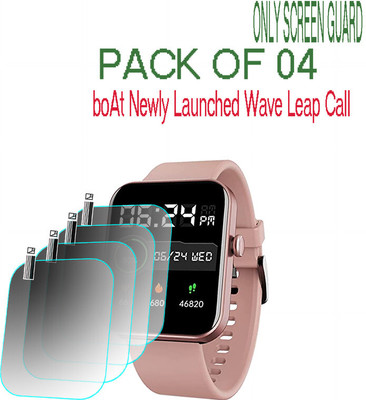 HIDEOUS Screen Guard for boAt Wave Leap Call(Pack of 4)