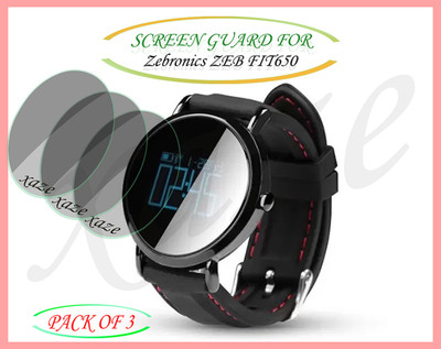 XAZE Screen Guard for Zebronics ZEB FIT650 Smartwatch(Pack of 3)