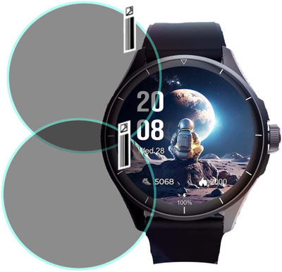 MOKPLZ Screen Guard for BEATXP VEGA NEO SMARTWATCH(Pack of 2)