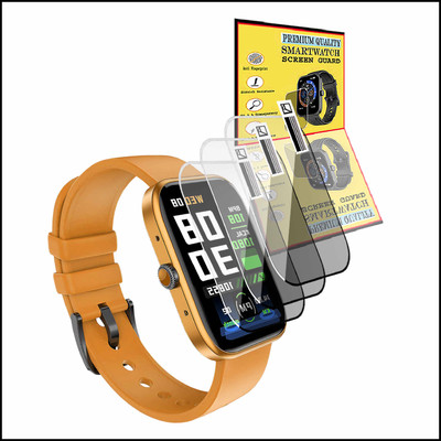 EZGER Screen Guard for FIRE BOLTT JAGUAR Smartwatch(Pack of 3)