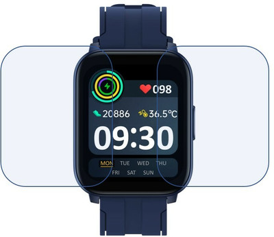 DVTECH Screen Guard for (PO2) realme TechLife Watch SZ100(Pack of 2)