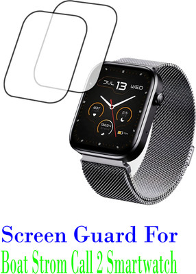 ejzatex Screen Guard for BOAT STORM CALL 2 SMARTWATCH, SCREEN GUARD(Pack of 2)