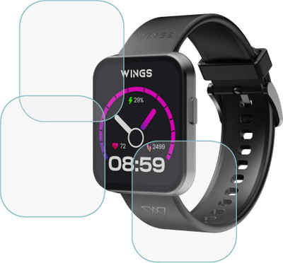 MOKPLZ Screen Guard for WINGS META SMARTWATCH(Pack of 3)