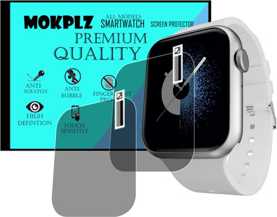 MOKPLZ Screen Guard for FIRE BOLTT RING PLUS SMARTWATCH(Pack of 2)
