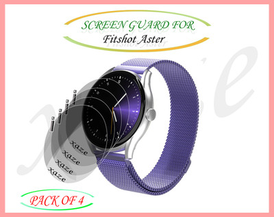 XAZE Screen Guard for Fitshot Aster Smartwatch(Pack of 4)