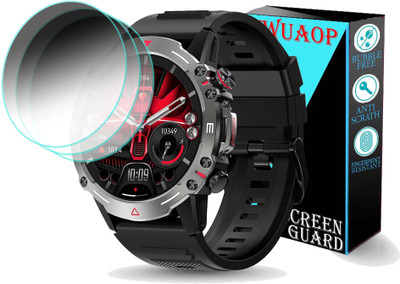 TWUAOP Screen Guard for PEBBLE COSMOS QUEST SMARTWATCH(Pack of 3)